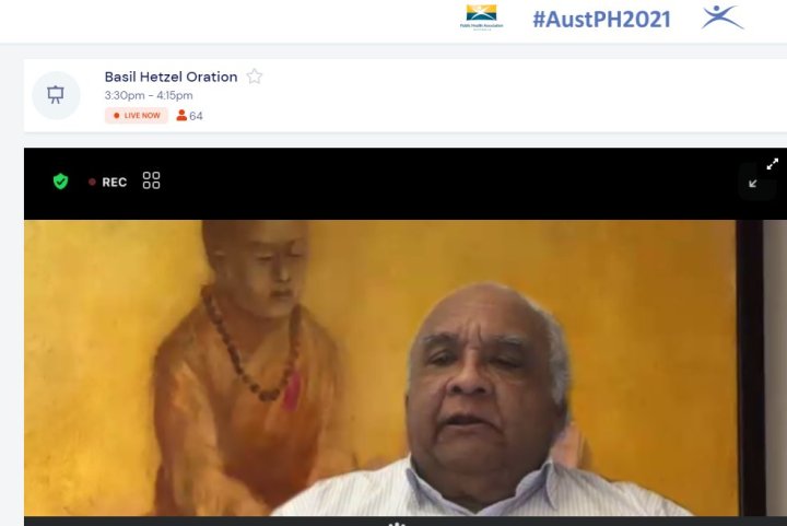 Prof Tom Calma AO says COVID highlights racism, mental health, & smoking crises in Australia